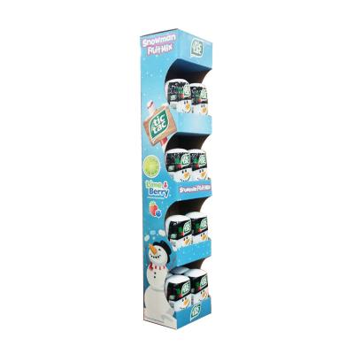 China Customs Single Sided Cheap Cardboard Retail Associate Show Hanging Display Stands With Hooks for sale