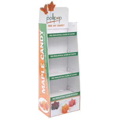 China Display Stand Alone Single Sided Advertising Table Advertising Display Supermarket Display Rack Shelves for sale