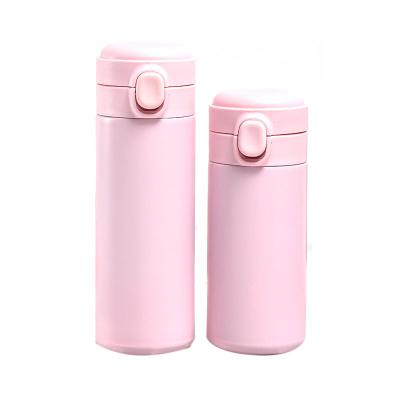 China New 320ml 420ml PORTABLE Vacuum Insulated Water Drink Bottle Stainless Steel Kids Water Bottle For School With Flip Top Lock Lid for sale