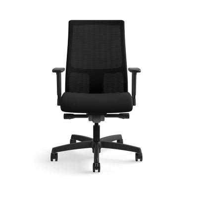 China Factory Office Comfort Mesh Furniture Chair Mid Back Adjustable Chair Armrest Adjustable Office Chair For Office Building for sale