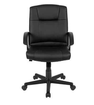 China (Height) Adjustable Factory Produce Ergonomic High Back Armrests Executive PU Leather Padded With Lumbar Support Swivel Office Desk Chair for sale