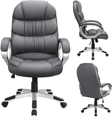 China Cheap Leather Office Swivel Chair Boss Chair (Height) Office Furniture Traditional Adjustable Ergonomic Office Chair for sale