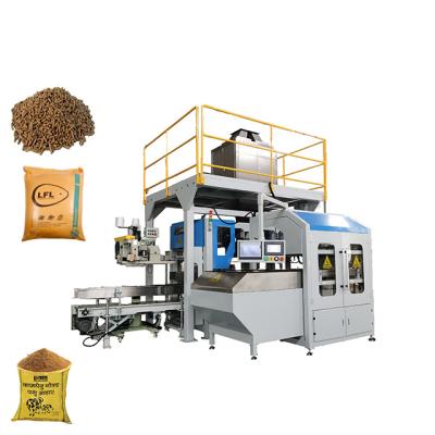 China Custom Horse 30-50kg Food Feed Big Bag Quantitative Open Mouth Bagging Packing Machine for sale