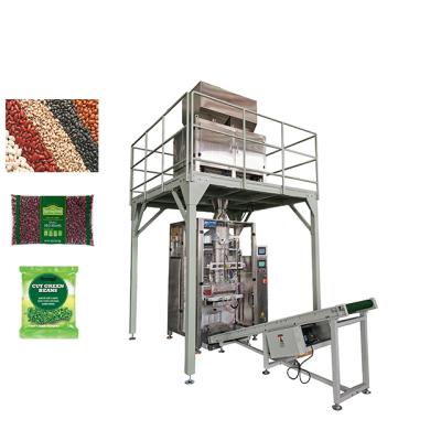 China Vertical VFFS Food Pillow Bag Bean Legumes Peas Pouch Packing Machine With Linear Scale Weigher for sale