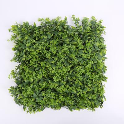 China Real Touch Landscaping Artificial Boxwood Hedge Green Panel Vertical Plant Wall For Garden Backyard Home Decorations for sale