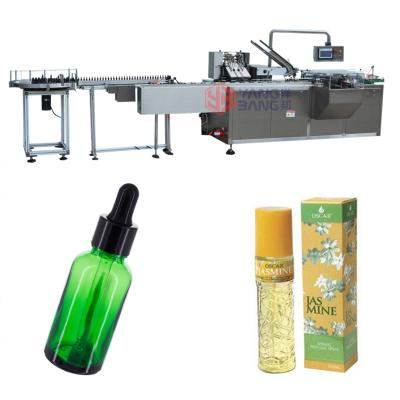 China Automatic Beverage Skin Serum Machine 1fl 60ml Box Cartoning Packing Machine For Perfume Essential Oil Lotion for sale