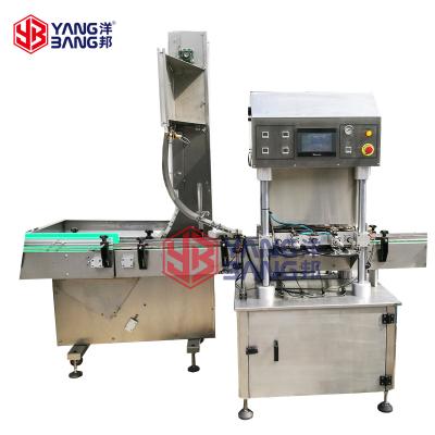 China YB-ZX4 Yangbang Automatic Food Glass Plastic Bottles Capping Machine for sale