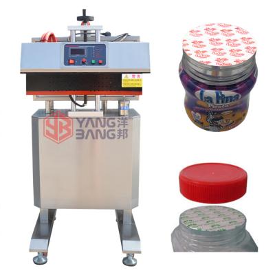 China Automatic Food YangBang Foil Sealing Machine Aluminum Foil Induction Sealer For Candy Jars Chocolate Capsule Gummy Bottles for sale