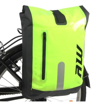 China Waterproof Waterproof Neon Green Bike Trunk Rack Carrier Accessories Bag for sale