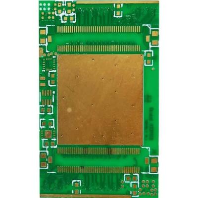 China Rigid Rogers PCB Ro4350B 1oz 2 Layers No Silkscreen Green Solder Mask for sale