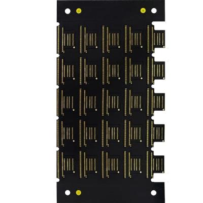 中国 ENIG 2層の屈曲PCB 1oz PCB 0.2mmの黒いはんだのマスク及びシルクスクリーン無し 販売のため