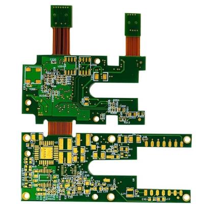 중국 8L 1.2 밀리미터 엄격한 플렉스 PCB 1 온스 프린터 배선 기판 85.19*73.3mm 판매용