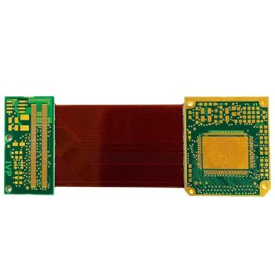 China ENIG Stijf Flex Printed Circuit Board 1.4mm Groene de Dekkingsfilm van Zes Laagpcb Te koop