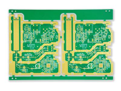 中国 ENIG 6LロジャースPCB RO4003C+KB6160A 0.25mmの最低の穴104.53*154.55mm 販売のため