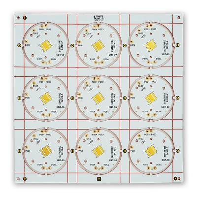 中国 CUは銅PCBを1つの層回路2oz ENIG 199.00mm*199.00mm基づかせていた 販売のため