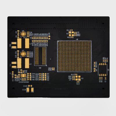 中国 94V0 PCBはプリント基板の銅2ozを1つの層味方された黒いオイルの単一 販売のため