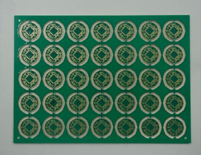 China 2L Rogers Circuit Board  RO4003C Material 1.6mm 1OZ  Edge Plating Green Soldermask EING Te koop