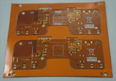 Cina 2 strati Flessibile Pcb Board 1OZ Rame 0.2mm Spessore della scheda EING Con rigidante in vendita