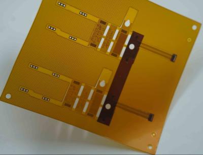 Κίνα 0.1mm - 0.5mm Polymide Flexible PCB Board με ENIG Finish και προαιρετικό χρώμα Silkscreen και Mask προς πώληση