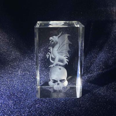 China Photography Crystal Square Props Europe Jewelry Crystal Glassware Ornaments Display Base for sale