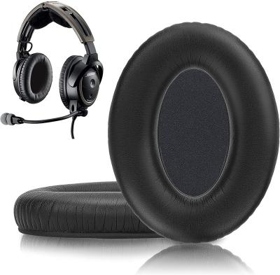 China For High End Earphone Ear Cover For Aviation Headset X A20 A10 Headset Replacement Ear Cushions Fits For A20 A10 Foam Pad Protein Leather for sale