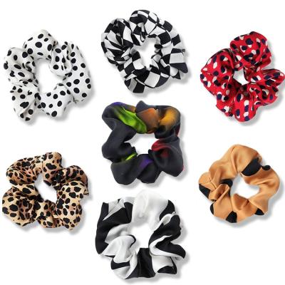 China European and American style factory wholesale 50% sand wash mulberry silk stock scrunchie off in-stock silk scrunchies for just $0.99 for sale