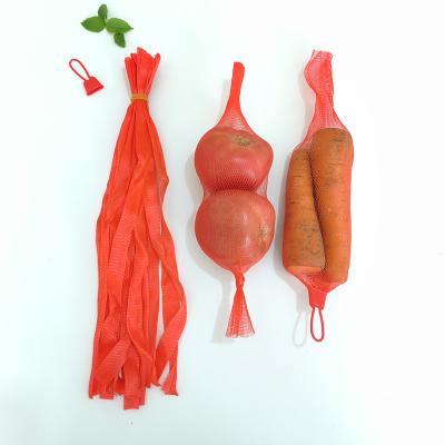 China PE new materials Factory Direct Wholesale Plastic Vegetable Net Carrot Red Mesh Bag for sale