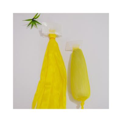 China PE new materials Hot-Product Reusable Plastic Bag Corn Mesh Bags With Plain White Label for sale