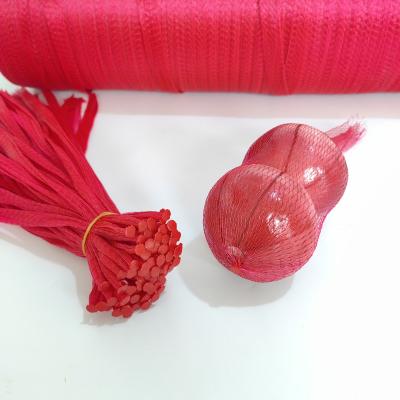 China PP new material onion pp mesh bag with hot bottom for fresh processing center for sale