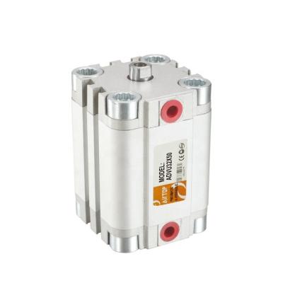 China ADVU Factory Series Compact Double Acting Air Pneumatic Cylinder for sale