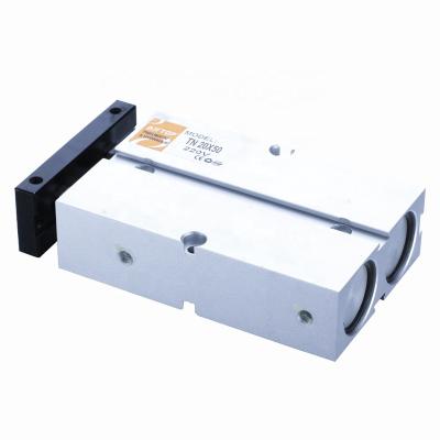 China Factory TN Series Axis Double Double Rod Air Cylinder Double Acting With Horseshoe Pneumatic Cylinder for sale