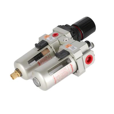 China AC1010~5010 FRL units high pressure AC smc air flow filter aluminum pressure regulator for sale