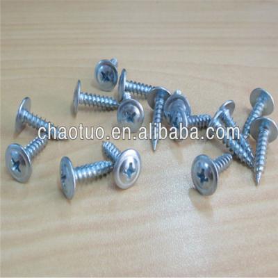 China Mild Steel Truss Head Galvanized Tapping Screws for sale