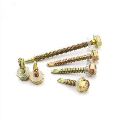 China HEX Hex Washer Head Tapping Screws for sale