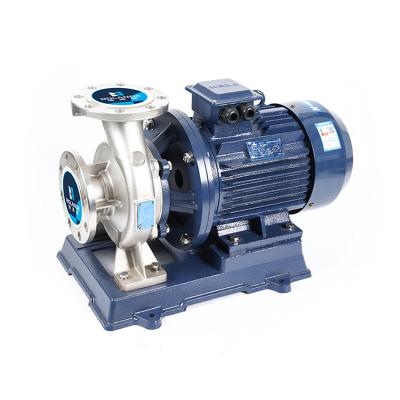 China Automotive Industry Manufacturers Stainless Steel Single-stage In-line Pipe Horizontal Centrifugal Industrial Pump for sale