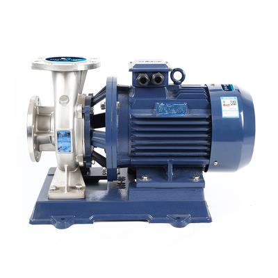 China Automotive Industry Electric single Stage Rotary Vane Oil booster Stainless steel in-line pipe Vacuum centrifugal Pump for sale