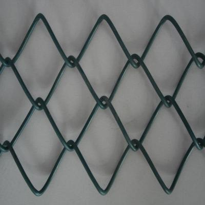 China PVC Coated Chain Link Fence/Diamond Wire Mesh for sale