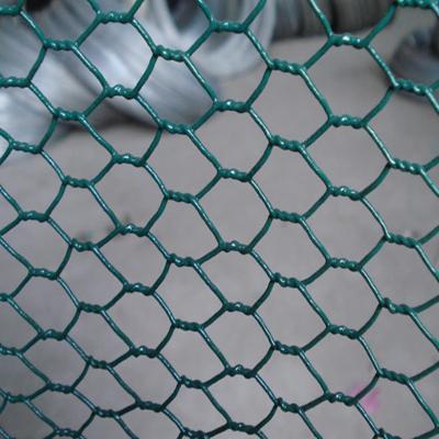 China 2'' hole PVC Coated Hexagonal Iron Wire Mesh manufacture for sale