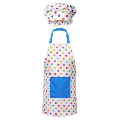 China Drink / Food Kids Apron And Kids Kids Apron Sets And Chef Hat for sale