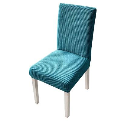 China Jacquard Dining Chair Covers Stretch Jacquard Chair Covers for Dining Pastor Chair Covers for sale