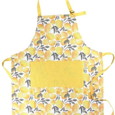 China Drink/Food BBQ Apron Adjustable Neck Cooking Apron For Women Machine Washable With 2 Pockets For Chef BBQ Cooking for sale