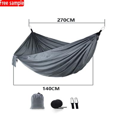 China 2021 Parachute Hammocks Parachute Swing Nylon Outdoor Patio Hammock Traditional Portable Outdoor Camping Hammock Set for sale