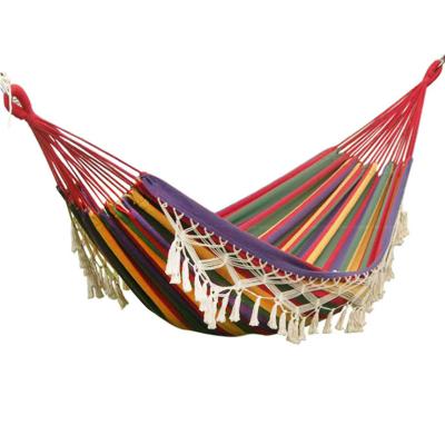 China Travel Adult Custom Garden Hammock Hanging Swings Free Standing Outdoor Products Canvas Folding Camping Free Standing Hammock for sale