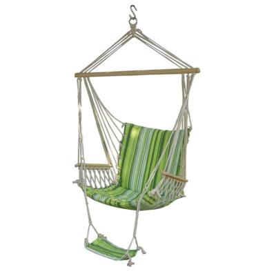 China Modern High Quality Rope Hanging Seat Indoor Outdoor Hammock Chair With Stand for sale