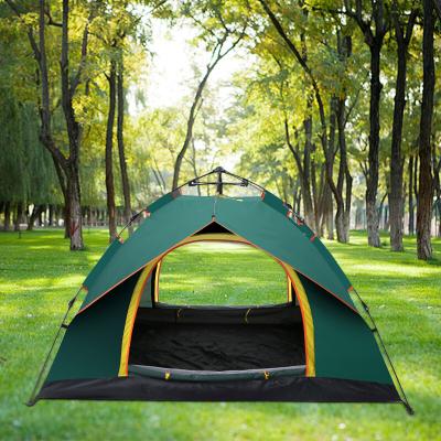 China Extended Type Outdoor Waterproof 1-2 Person Hiking Military Beach Folding Automatic Pop Up Camping Tent for sale