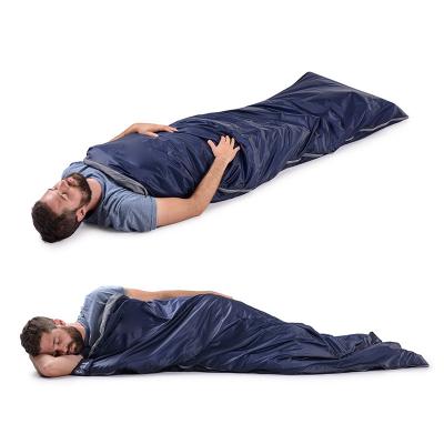 China Waterproof Crepe Style Camping Comfort Outdoor Light Weight Canvas Double Portable Cool Sleeping Bag for sale