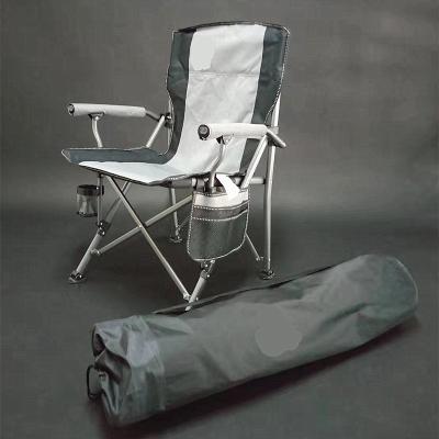 China Custom 150kg Durable Aluminum Material High Back Bulk Picnic Outdoor Foldable Backpacking Carp Fishing Ultralight Folding Camping Relax Chair for sale