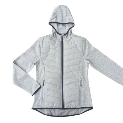 China OEM Breathable Outdoor Knitted Padded Apparel Coat Winter Jacket Women for sale