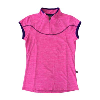 China Breathable Women Clothes Custom Lady Sleeveless T-Shirt for sale