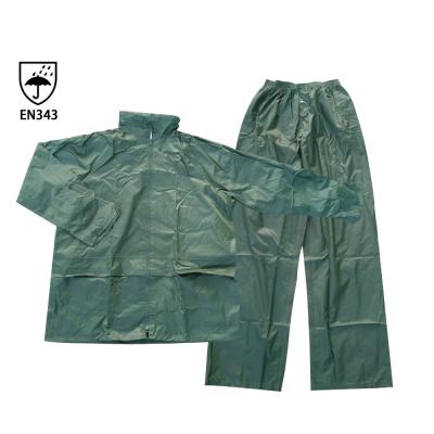 China Cheap bachelor raincoats bachelorette rainwear for adult polyester PVC raincoat raincoat suits for sale